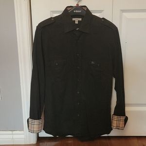 Vintage Burberry black shirt